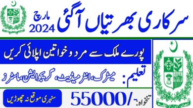 Latest Jobs in Pakistan 2024, Apply Online for New Govt Jobs