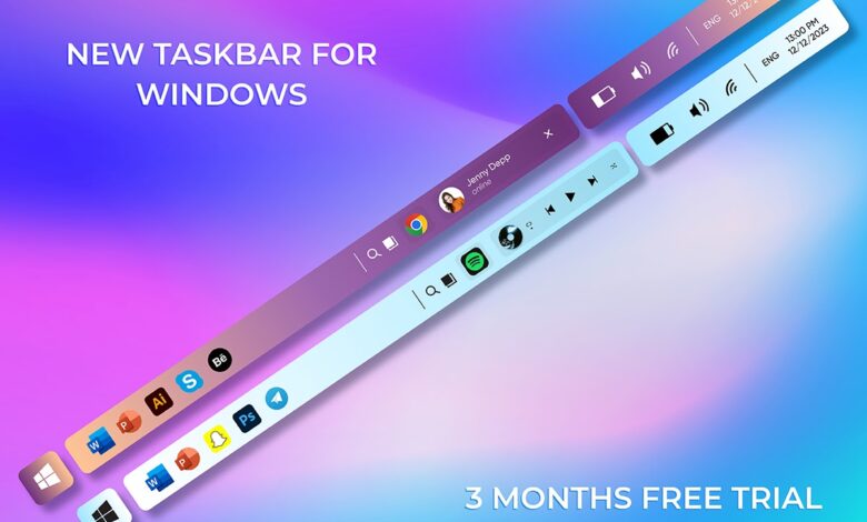 Revamp Your Desktop: Stunning Windows 11 Taskbar Themes 2024 – Free, Easy, and Lightweight!