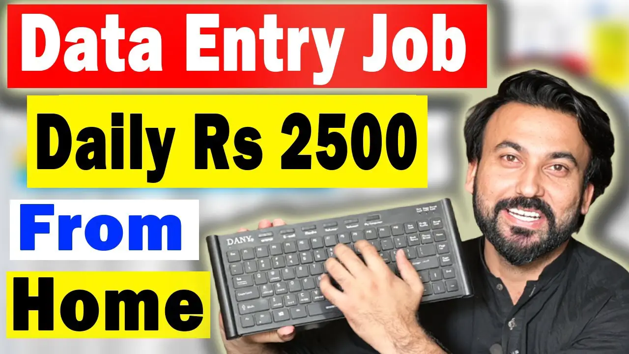 How to Earn Money from Data Entry Job Work from Home 2025