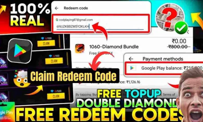 Free Fire Redeem Codes