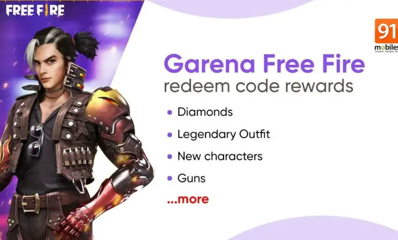 Garena Free Fire Redeem Codes