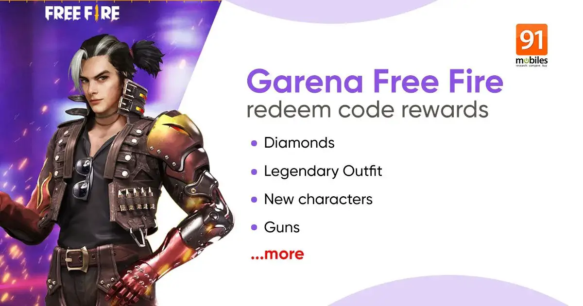 Garena Free Fire Redeem Codes