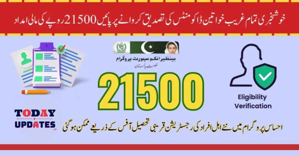 Ehsaas Program 8171 New Eligible People Registration for Rs. 21,500 Through Dynamic Survey Online