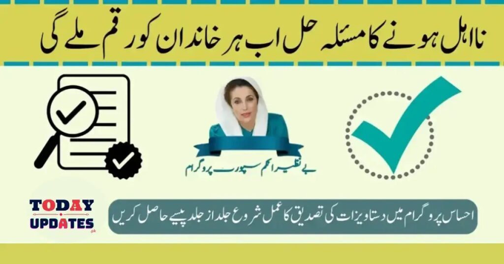 8171 Ehsaas Program Starts Document Verification for Ineligible Applicants