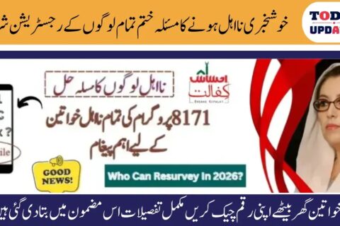 Ehsaas Program 8171 Check by CNIC: 2025 Payment Dates & Eligibility Details