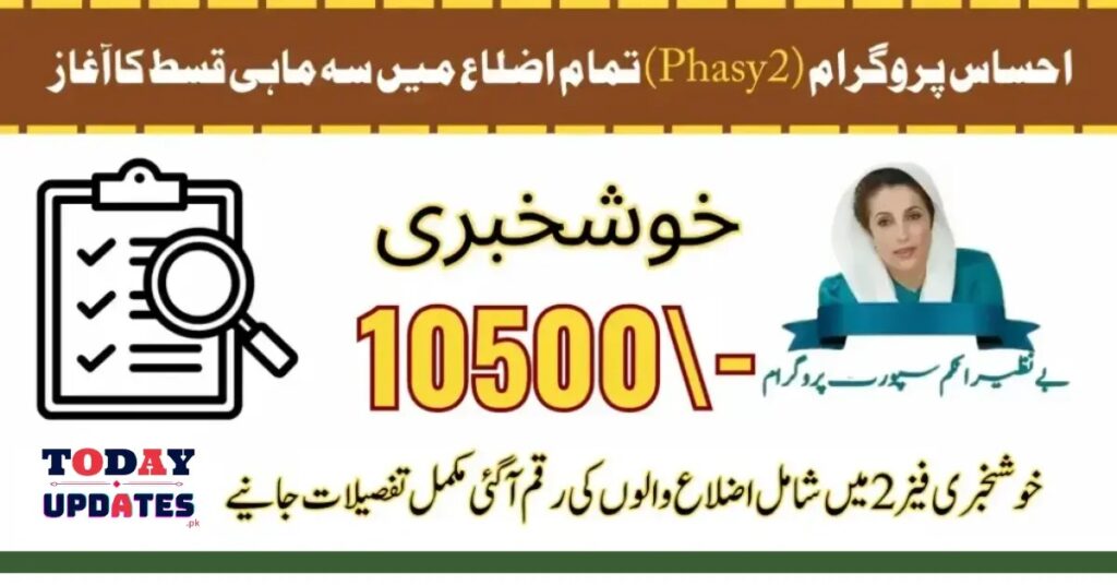 Ehsaas Program 8171 Stipend 10500: Payment Update for 2025